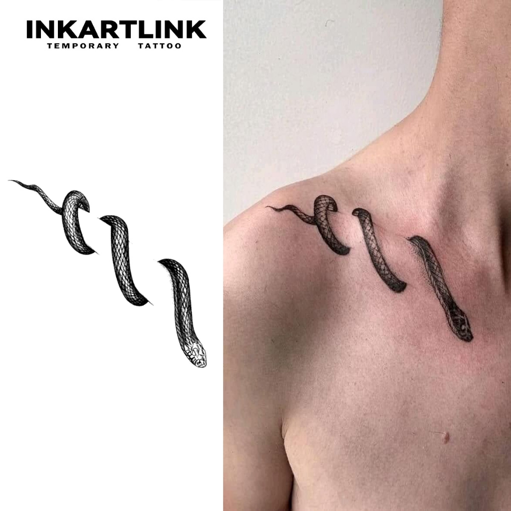 สติกเกอร์รอยสักชั่วคราวลายผีเสื้อ Inkartlink Y2K ที่หลังส่วนล่าง กันน้ำได้ รอยสักมายากลที่ติดทนนาน รอยสักปลอมอยู่ได้นานถึง 15 วัน รอยสักกึ่งถาวร