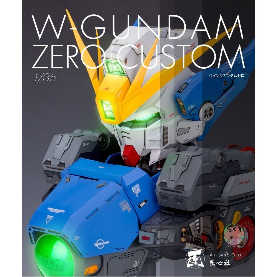 Artisans CLUB 1/35 WING GUNDAM ZERO CUSTOM HEAD 3D Garage Kit