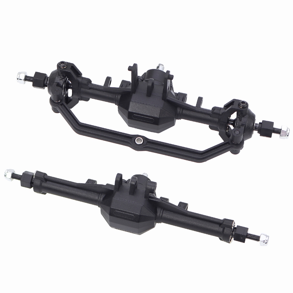 Trx4m พลาสติกด้านหน้าด้านหลังตรงชุดเพลาสําหรับ 1/18 Traxxas Trx-4m RC Crawler เปลี่ยนอุปกรณ์เสริมอะไ