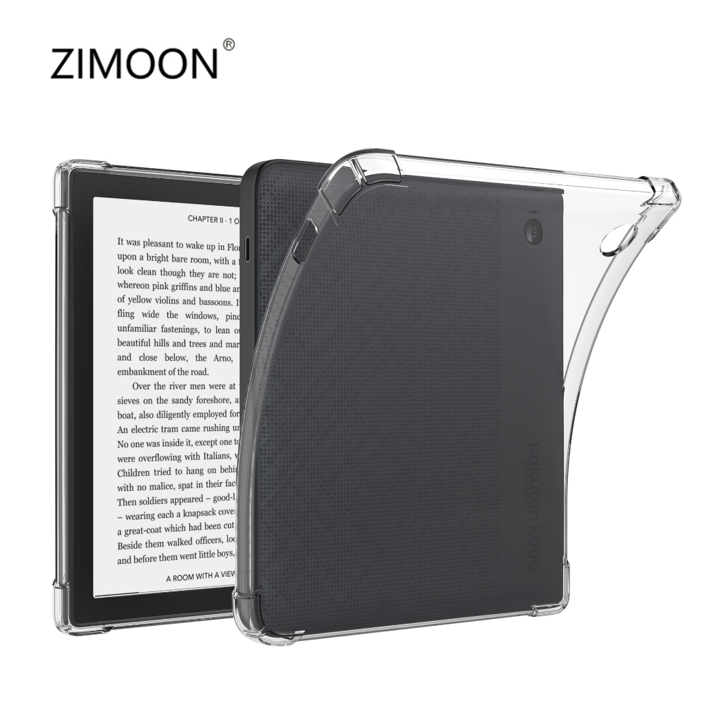 เคสนุ ่ ม Slimshell โปร ่ งใสสําหรับ Kobo Libra Color/2/H2O Premium น ้ ําหนักเบา TPU ฝาหลังสําหรับ Kobo Clara 2E/HD Nia