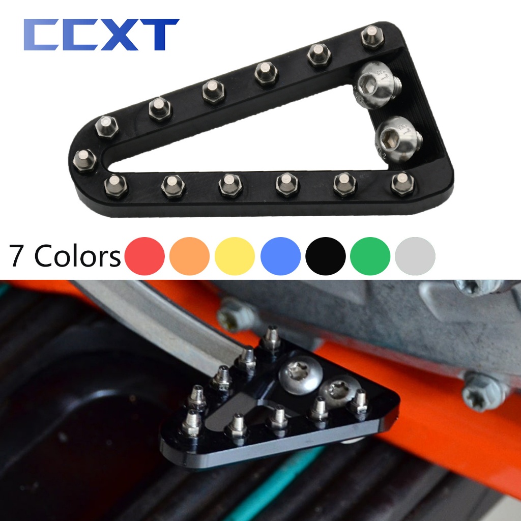 68 มม.ยาวพิเศษ CNC เหยียบเบรค Lever แผ่นเคล็ดลับสําหรับ Husqvarna TE TC TX FE FC FX สําหรับ GasGas EX EC MC สําหรับ EXC EXCF SX SXF XC XCF