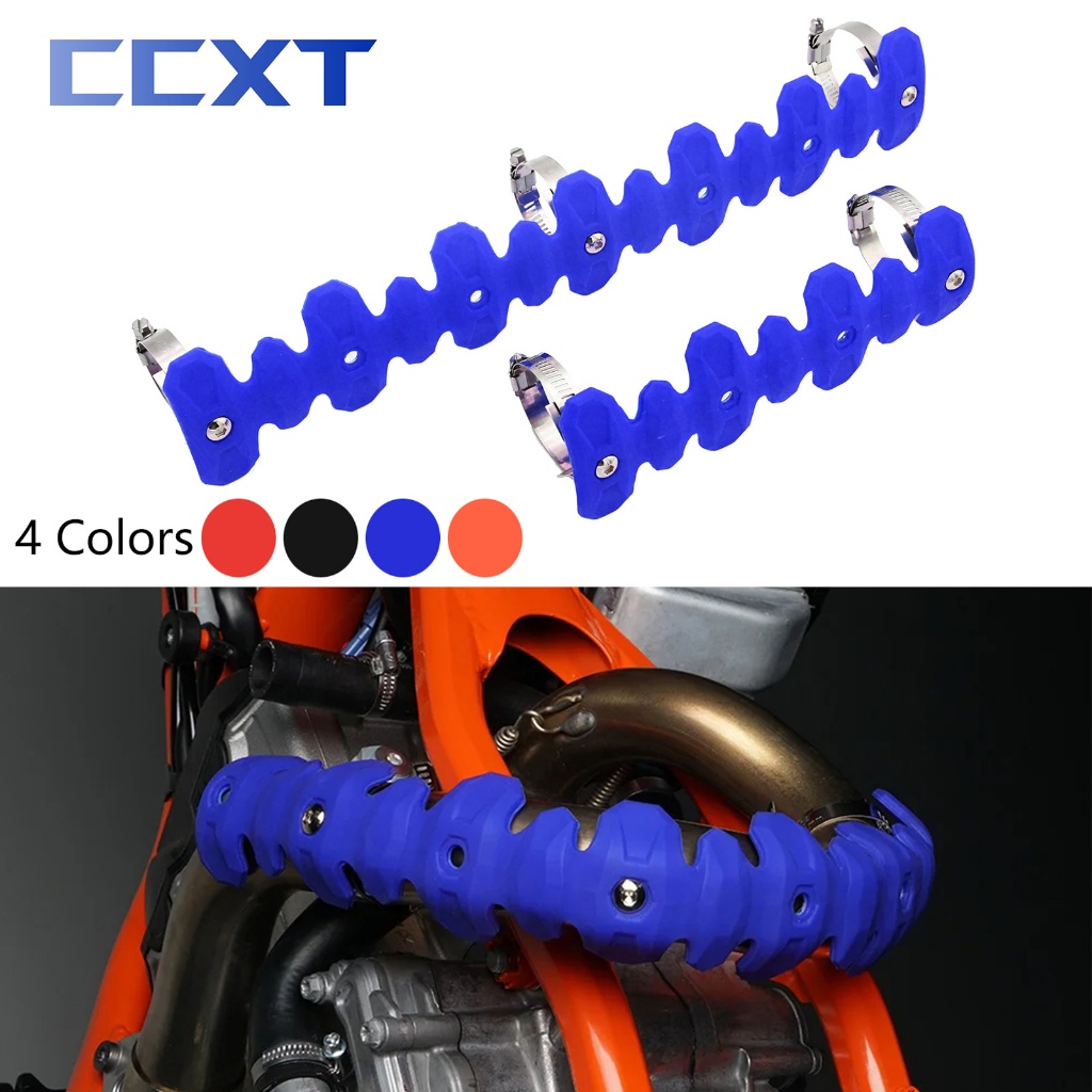 4 จังหวะไอเสียความร้อน Shield Muffler Guard Protector สําหรับ BETA RR 300 Honda CRF KTM SXF EXCF SMR Yamaha YZF WRF 250 450