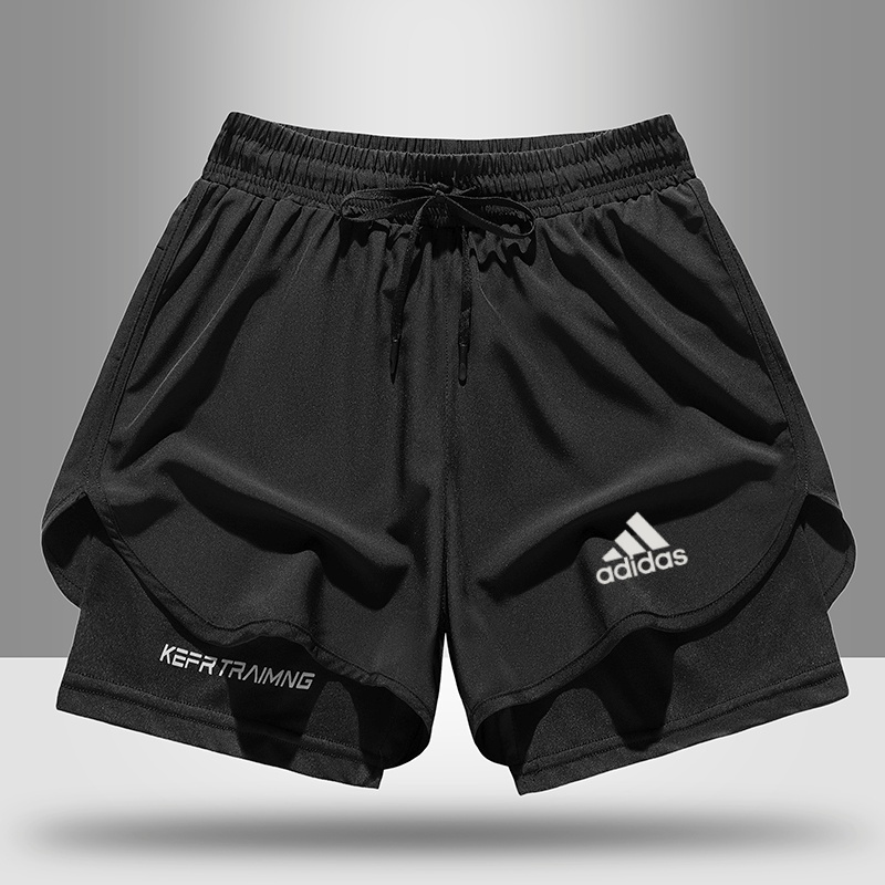 Xs - 4xl กางเกงขาสั้น ผ้าเรยอน แบบยืดหยุ่น แต่งซิป 3 จุด เหมาะกับใส่ออกกําลังกาย วิ่งจ๊อกกิ้ง เดินชายหาด สําหรับผู้ชาย ไซซ์ - รูปที่ 3