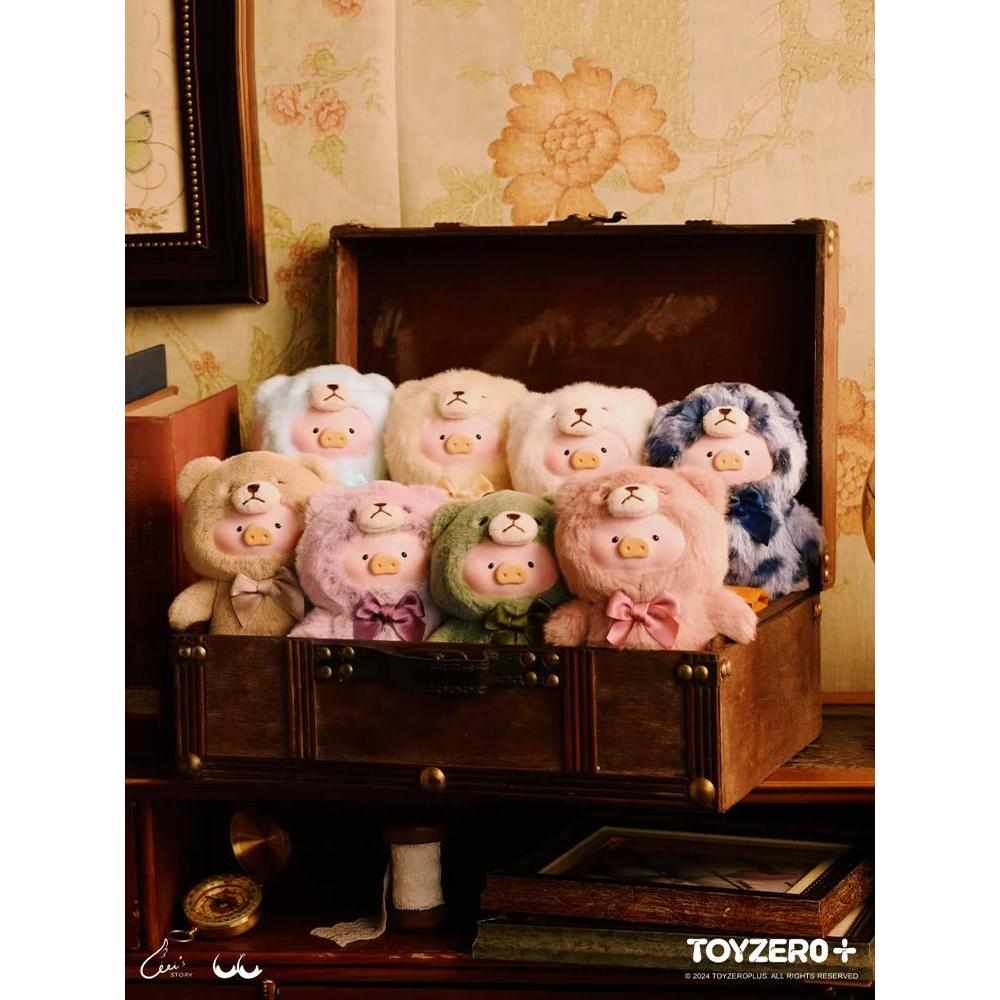 现货速发 Teddy Lulu, พวงกุญแจหมู, กล่องสุ่มกล่องตาบอด, ตุ๊กตาตุ๊กตา, กล่องสุ่ม