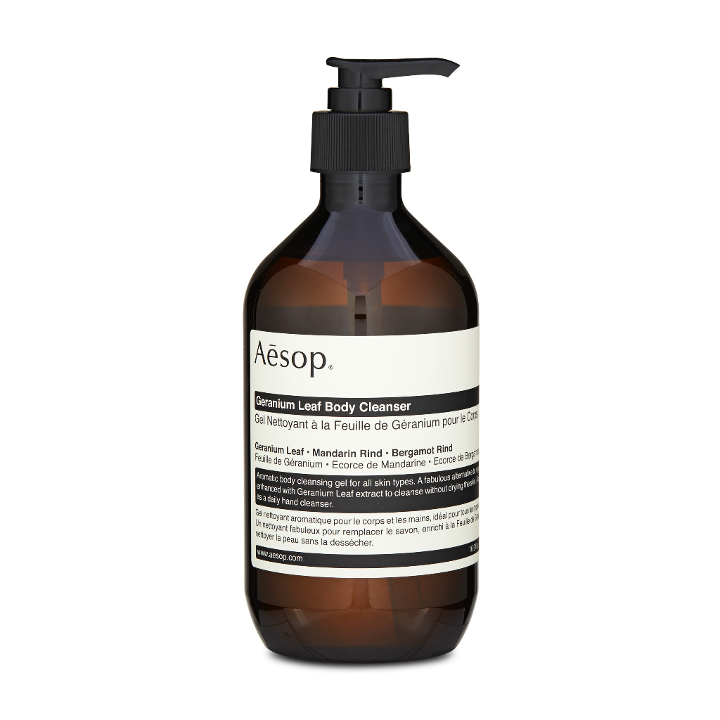 Aesop Geranium Leaf Body Cleanser/Body Balm 16.9oz, 500ml