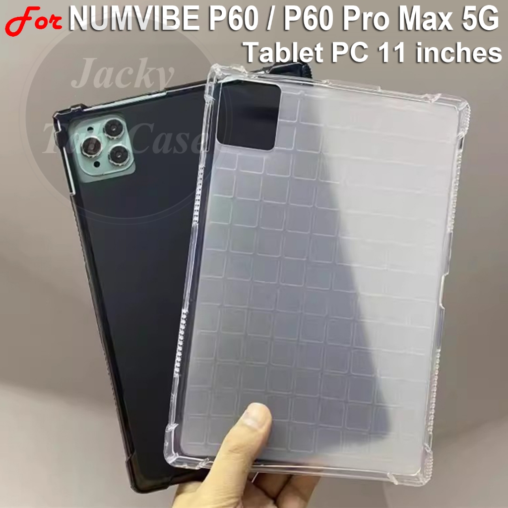 สำหรับ NUMVIBE P60 /P60 Pro Max 5G Tablet PC 11 inches แท็บเล็ตพีซี11นิ้วกรอบซิลิโคนอ่อนนุ่มกันกระแทกเคส TPU 10.1"