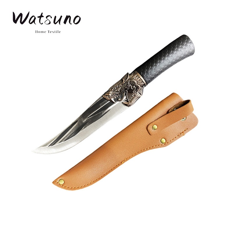 Watsuno.มีดหัวมังกร มีดทำครัวใหม่ สแตนเลส การตีขึ้นรูป มีดตัดเนื้อ และเลาะกระดูก มีดผลไม้ มีดเขียง มีดอเนกประสงค์ สแตนเลส สตีล