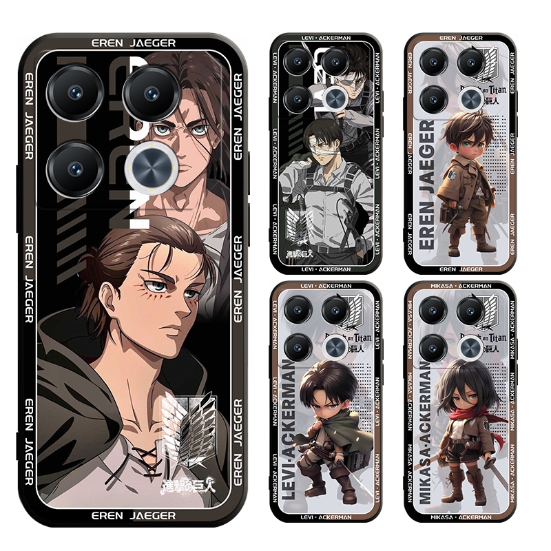 ปลอกสําหรับ infinix GT 20 10 PRO X6871 X6739 Attack on Titan Case Soft Cover