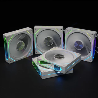 Jungle Leopard Prism พัดลม pc CPU 4RS ARGB 120 มม. 5V 3PIN ซิงค์เมนบอร์ดไฟ 4PIN PWM