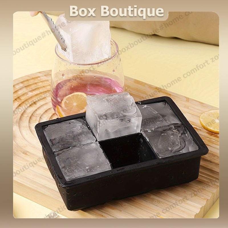 【พร้อมส่ง】ขนาดใหญ่ แม่พิมพ์ถาดน้ําแข็ง มีฝาพลาสติก 4/6/15 ก้อน ถาดทำน้ำแข็ง ซิลิโคนทำน้ำแข็ง แม่พิมพ์น้ำแข็ง ที่ทำน้ำแข็ง ก้อนเหลี่ยม