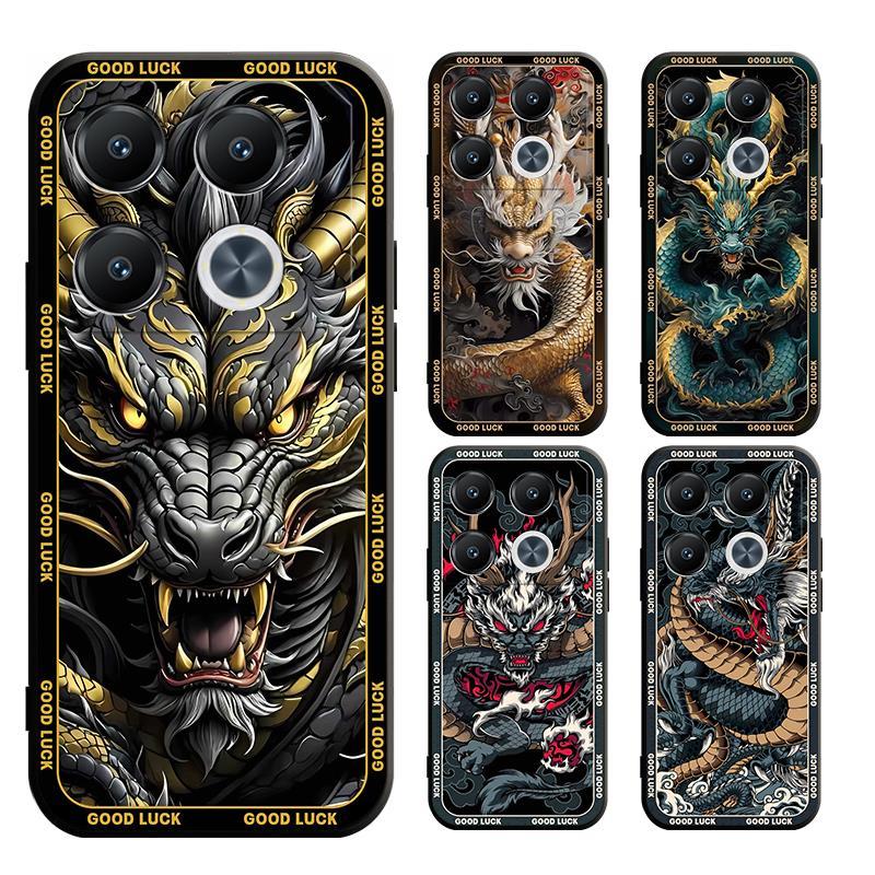 ปลอกสําหรับ infinix GT 20 10 PRO X6871 X6739 dragon Case Soft Cover