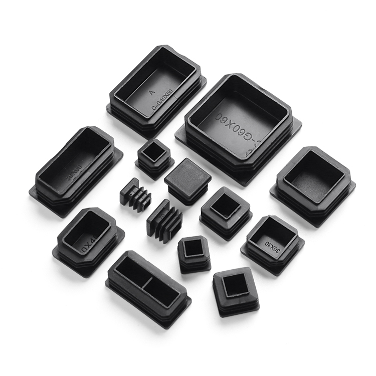 สี่เหลี่ยมผืนผ้ารูปร่างเฟอร์นิเจอร์ขาพลาสติกแผ่นยางฟุตหมวกโต๊ะเก้าอี้เท้ากลวงปกปลายหมวกท่อภายในยางหมวกว่างเปล่าปลายหมวก - รูปที่ 2