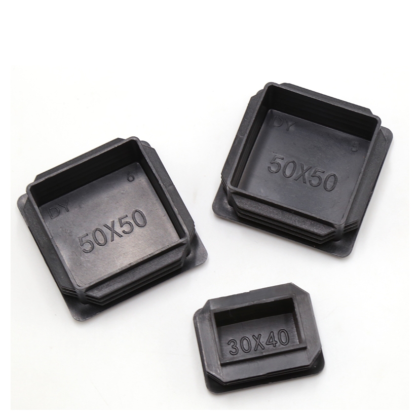 สี่เหลี่ยมผืนผ้ารูปร่างเฟอร์นิเจอร์ขาพลาสติกแผ่นยางฟุตหมวกโต๊ะเก้าอี้เท้ากลวงปกปลายหมวกท่อภายในยางหมวกว่างเปล่าปลายหมวก - รูปที่ 3