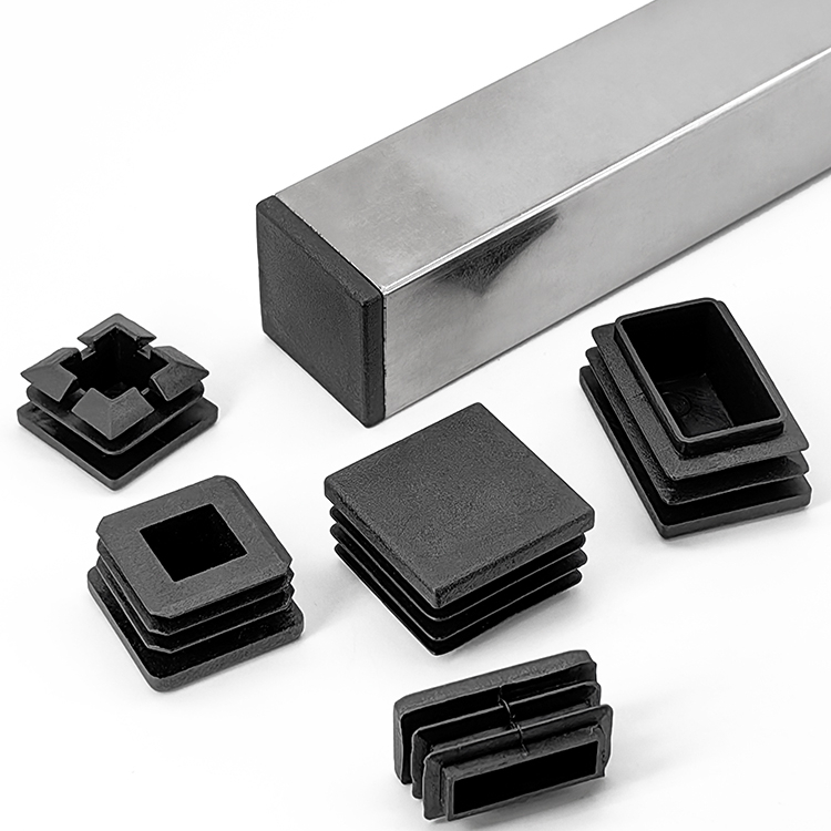 สี่เหลี่ยมผืนผ้ารูปร่างเฟอร์นิเจอร์ขาพลาสติกแผ่นยางฟุตหมวกโต๊ะเก้าอี้เท้ากลวงปกปลายหมวกท่อภายในยางหมวกว่างเปล่าปลายหมวก - รูปที่ 6