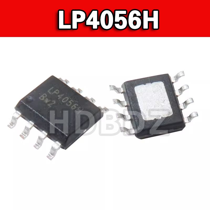 20pcs LP4056H 4.2V 1A SMD ESOP8 แบตเตอรี ่ ลิเธียมชิปแบบชาร ์ จไฟได ้ IC