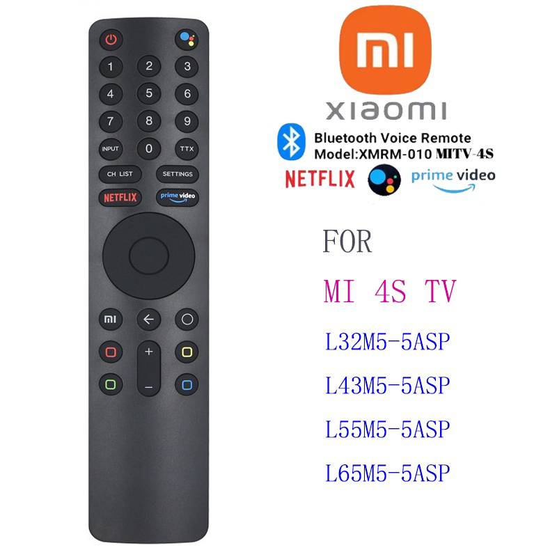 🔥remote รีโมททีวี  FOR XIAOMI TV สั่งงานด้วยเสียง XMRM-010 MI TV 4s 4k Xiaomi MI TV พร้อม Google Assistant L32M5-5ASP