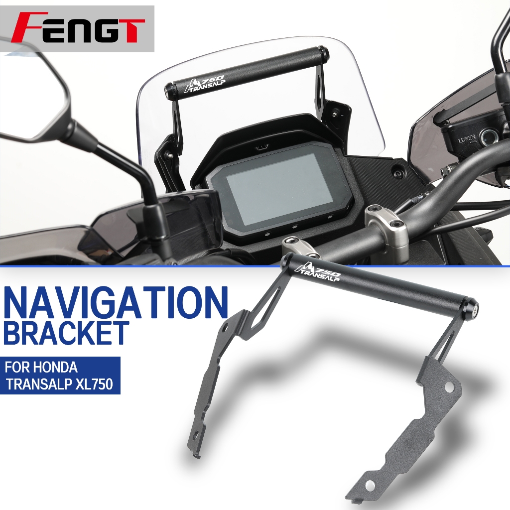 สําหรับ HONDA Transalp XL 750 XL750 รถจักรยานยนต์ GPS Navigation Bracket 22 มม. Extension Bar ที่วางโทรศัพท์มือถือโทรศัพท์มือถือขาตั้งรองรับ