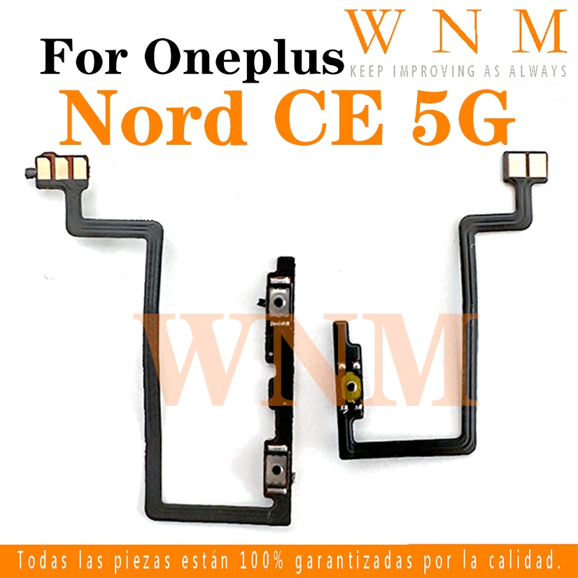 สําหรับ OnePlus Nord CE 5G EB2101 EB2103 Flex Cable Volume Power เปิด/ปิดปุ่มสวิทช์ Flex Ribbon Cabl