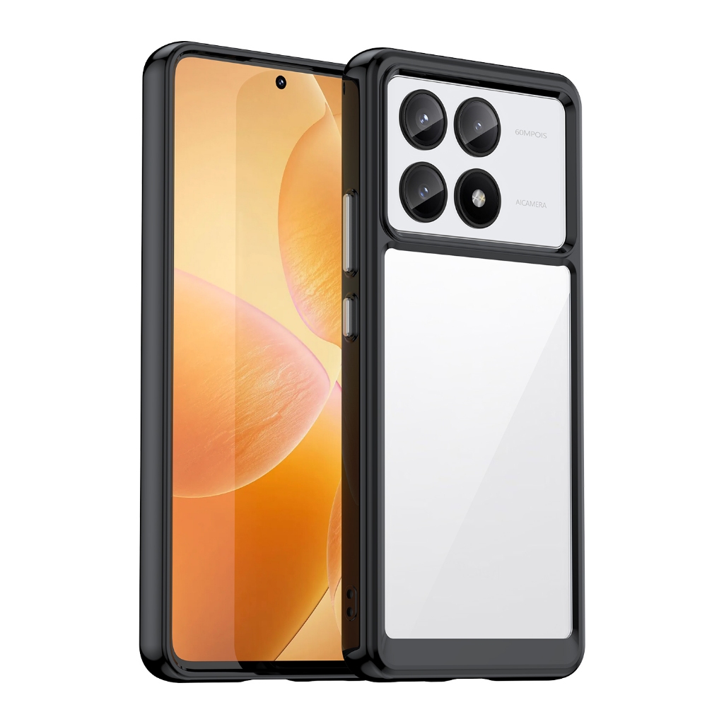 สําหรับ POCO X6 X5 X4 Pro กรณีโปร่งใสสําหรับ Xiaomi POCO X6 Neo X4 NFC X4 GT กล้องป้องกันกันกระแทกกั