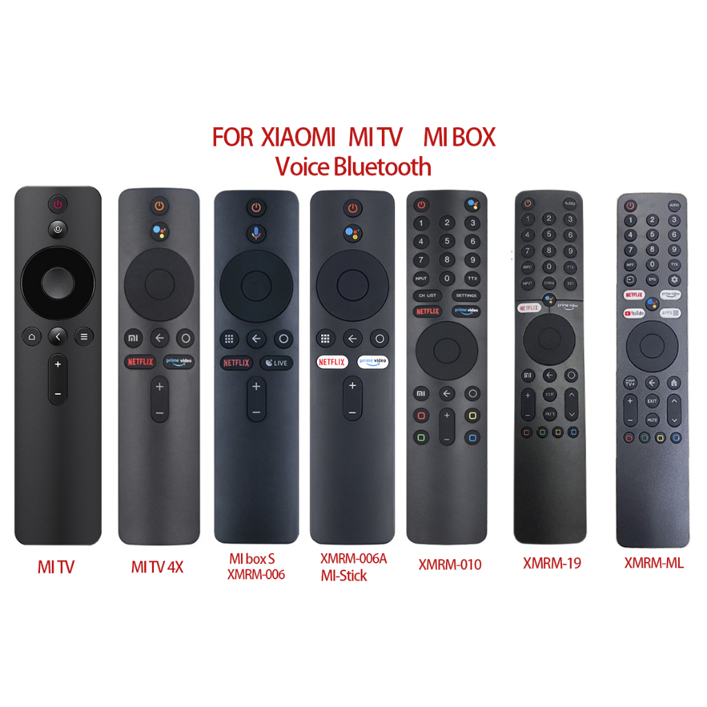 remote รีโมททีวี XIAOMI TV +MI BOX รีโมท รีโมทคอนโทรล สั่งงานด้วยเสียง Bluetooth Voice XMRM-ML XMRM-19 XMRM-010 XMRM-006 MI TV MI BOX S MI BOX 4X