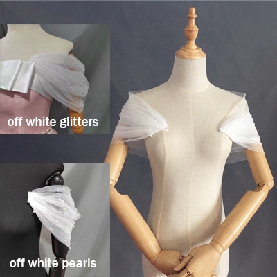 Deteable Shawl ที ่ ถอดออกได ้ เจ ้ าสาวชุดแต ่ งงานผ ้ าคลุมไหล ่ เพื ่ อนเจ ้ าสาวสายรัดที ่ ถอดออกได ้ แขน