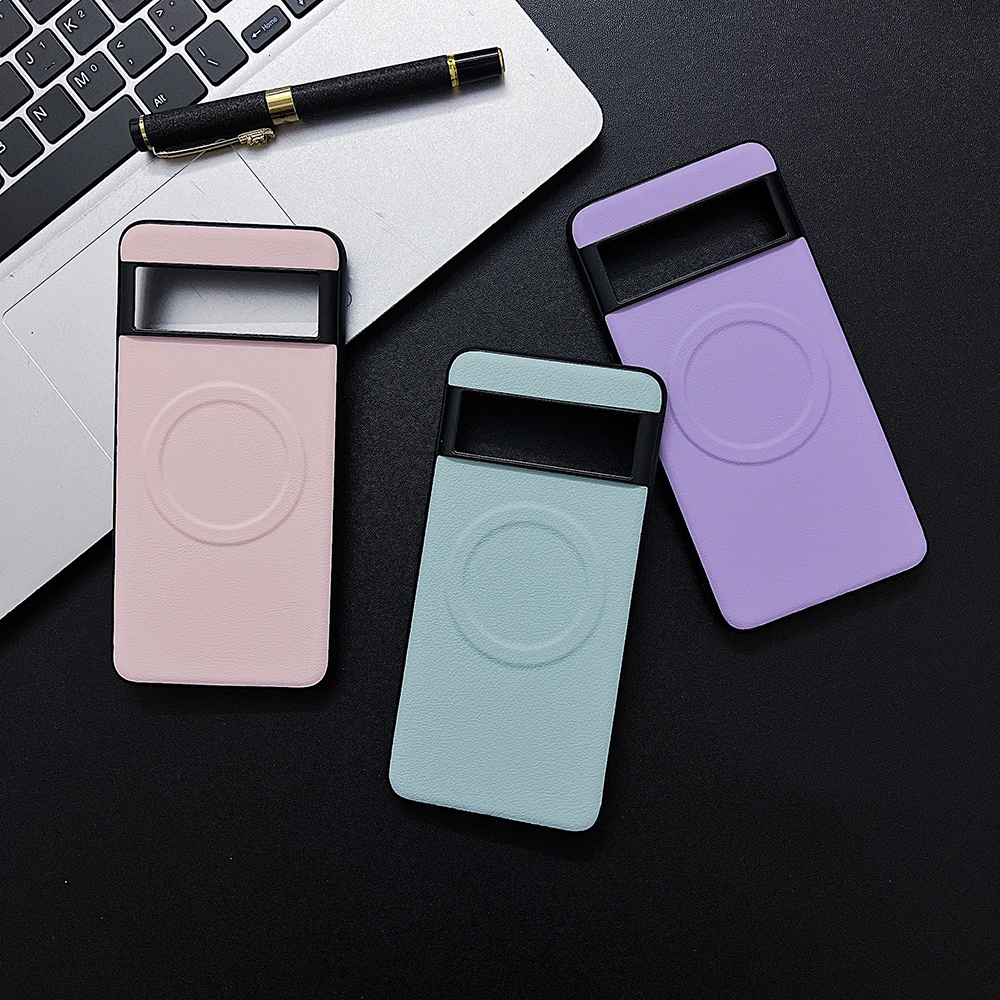 สําหรับ Google Pixel 8a 8 7a 7 6a 6 Pro ปลอกหนังแม ่ เหล ็ ก Hard Phone Case Cover