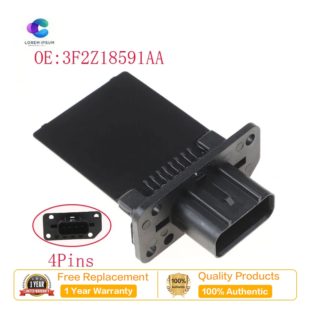 ใหม่เครื่องทําความร้อน Blower ตัวต้านทานมอเตอร์สําหรับ Ford Escape Expedition F-150 F-250 3F2Z-18591