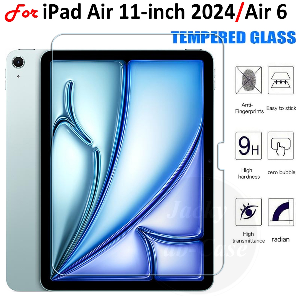 สําหรับ iPad Air 11 "2024 Air6 6th Generation M2 (รุ่น: A2899/A2900/A2902) Anti-Scratch ป้องกันหน้าจ