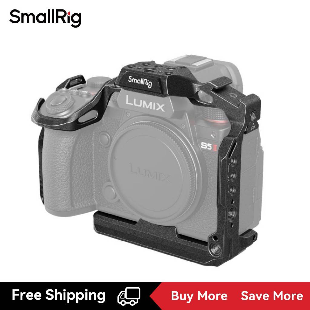 Smallrig กรง “ Black Mamba ” สําหรับ Panasonic LUMIX G9 II / S5 II / S5 IIX 4023