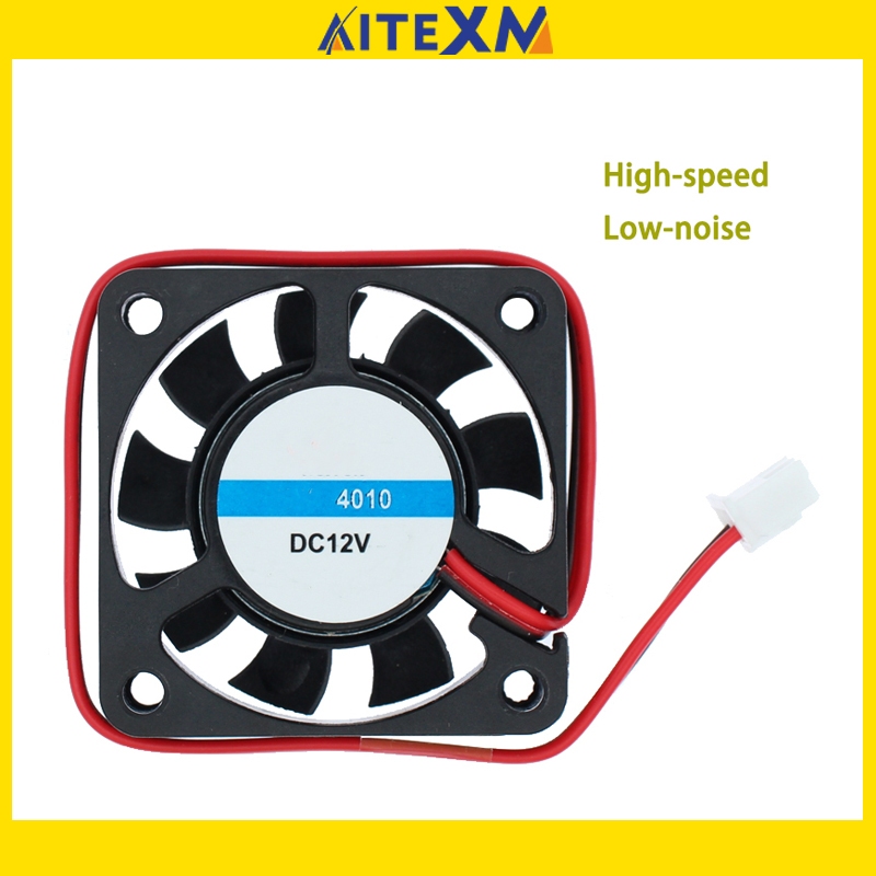 4010 DC 12V คอมพิวเตอร์ CPU Cooler Mini พัดลมระบายความร้อน 40*40*10 มม.เทอร์โบพัดลมดูดอากาศสําหรับ Ender 3 CR10 3D เครื่องพิมพ์