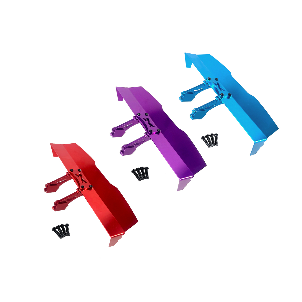 Rc รถอะไหล่โลหะ Tail Wing สําหรับ MJX Hyper Go 16207 H16PL ด้านหลังสปอยเลอร์ปีก