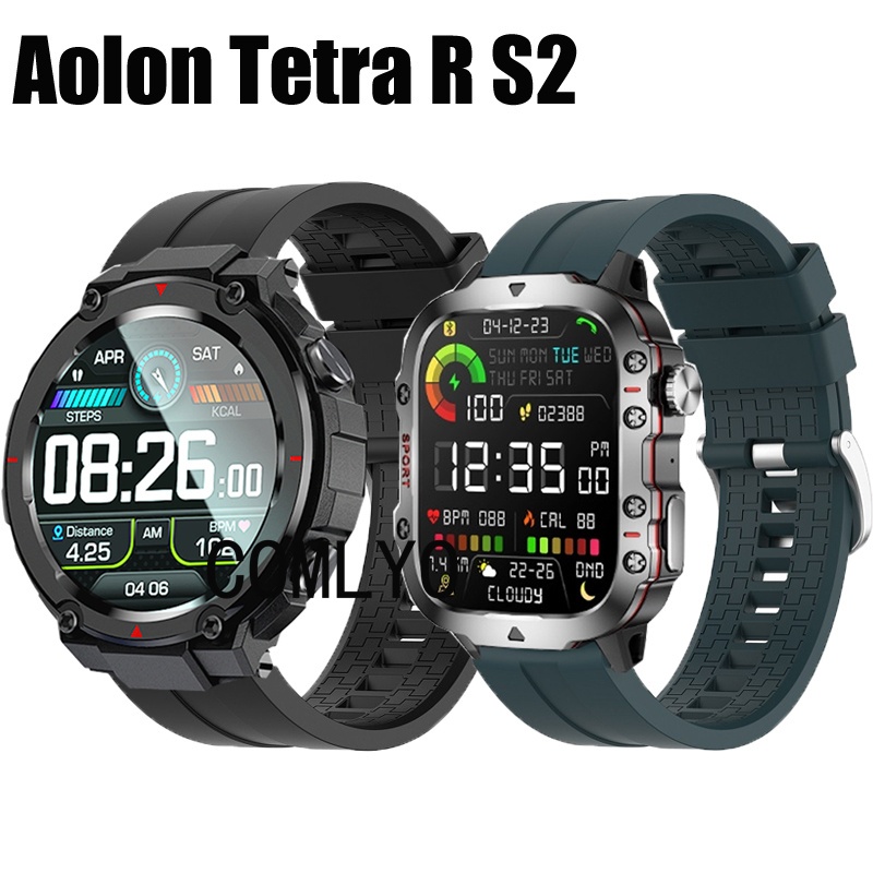 สําหรับ Aolon Tetra R S2 สายสมาร ์ ทนาฬิกาซิลิโคนนุ ่ มกีฬาผู ้ หญิงผู ้ ชาย Band