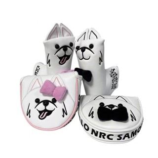 High-end หนังพื้นผิวแม่เหล็กปิด Golf Putter ฝาครอบการ์ตูน Sa…