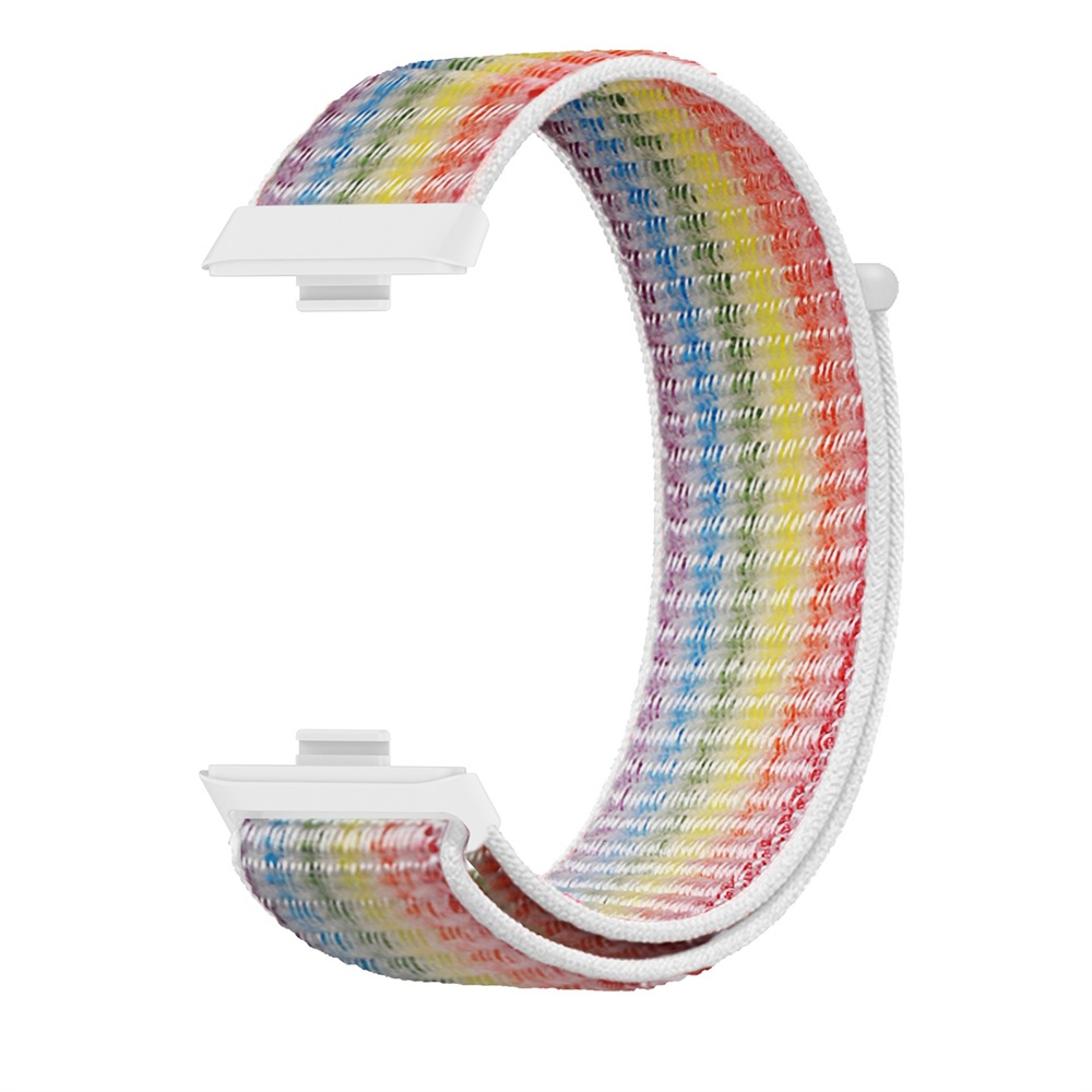 เปลี่ยนสายไนลอนระบายอากาศอุปกรณ์เสริมสร้อยข้อมือสําหรับ Huawei Watch Fit 3 4 Pro - รูปที่ 3