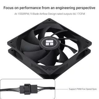 Thermalright TL-C12C พัดลม CPU 12 ซม.พัดลมแชสซี 1550RPM 4pin PWM เงียบพัดลม Cooler S-FDB แบริ่ง CPU ระบายความร้อน