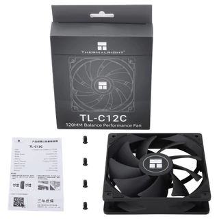 Thermalright TL-C12C พัดลม CPU 12 ซม.พัดลมแชสซี 1550RPM 4pin PWM เงียบพัดลม Cooler S-FDB แบริ่ง CPU ระบายความร้อน