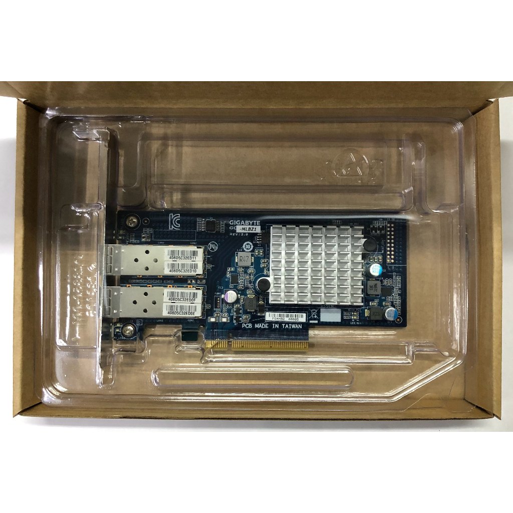 Gigabyte Dual Port 10GbE SFP + การ ์ ดเครือข ่ าย QLogic BCM57810S NIC Lan การ ์ ด GC-MLBZ1