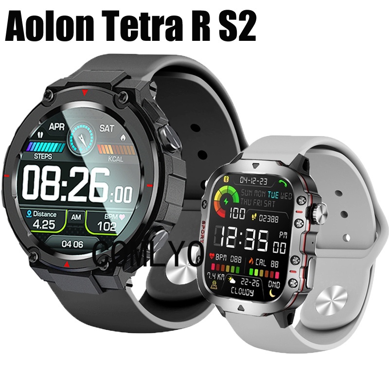 สําหรับ Aolon Tetra R S2 สายนาฬิกาอัจฉริยะซิลิโคนนุ ่ มกีฬาผู ้ หญิงผู ้ ชายกลางแจ ้ ง Band