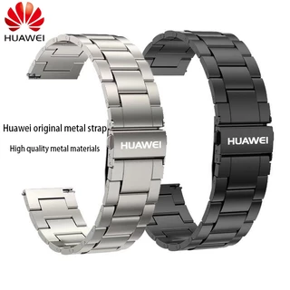 HUAWEI watch3/3pro/GT2 Pro/GT2 GT3 GT5pro46mm43mm42mm /GT Runner/GT4GT5 GT6/GT2e/GT1 สายสแตนเลส 20mm22mm สร้อยข้อมือธุรกิจผู้ชาย