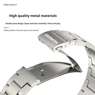 HUAWEI watch3/3pro/GT2 Pro/GT2 GT3 GT5pro46mm43mm42mm /GT Runner/GT4GT5 GT6/GT2e/GT1 สายสแตนเลส 20mm22mm สร้อยข้อมือธุรกิจผู้ชาย