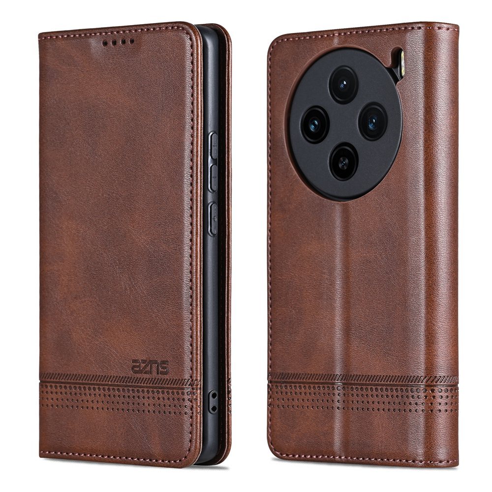 Casing Vivo X100 Ultra X100S Pro Case Magnetic Flip Cover PU Leather กันกระแทก Mobilephone Protector