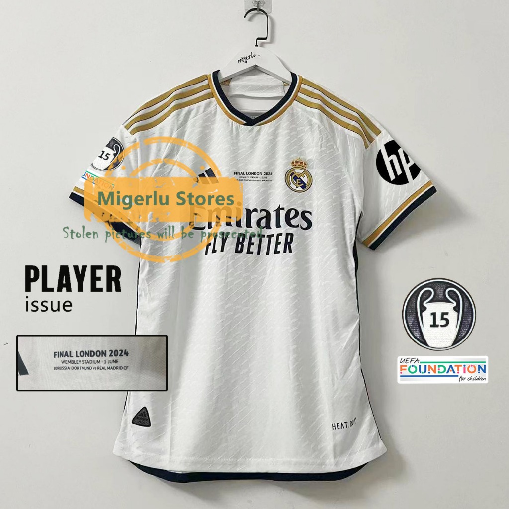 เล ่ มที ่ 23/24 Real Madrid home Champion edition S-2XL