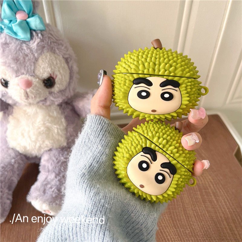 โอฮายา | Durian Crayon Shin-Chan Apple airpods1/3 Generation หูฟังไร ้ สายบลูทูธหูฟังเคสป ้ องกันเคสป ้ องกัน