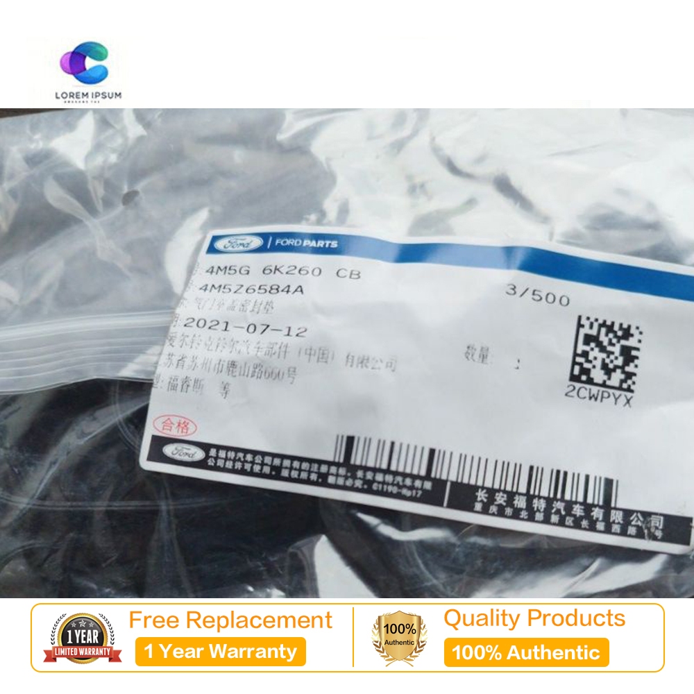 ของแท ้ Ford Eco Sport/Fiesta 1.5 1.6/Focus 1.6 2013-2015 ปะเก ็ นฝาครอบวาล ์ ว