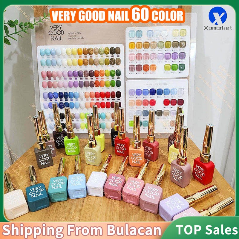 [พร้อมแผนภูมิ] Xpmarket VERY GOOD Nail 60 สีเล็บเจลชุดใหญ่ 62 ชิ้น*15ml ร้านเล็บเจลพิเศษสําหรับเล็บเ