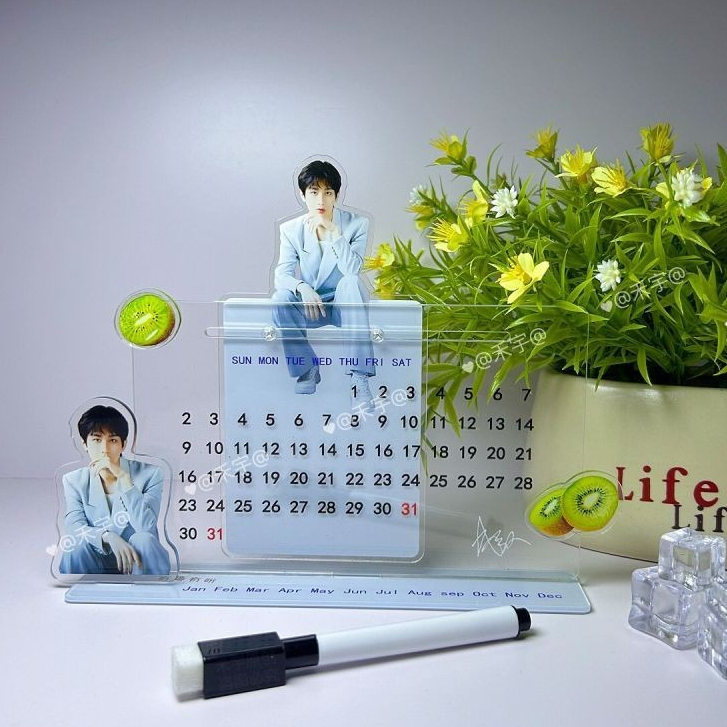 Chengyi ปฏิทินคนดัง Cheng Yi เฉิงอี้ สแตนดี้ค่ะ แบบสองด้าน Memorable Writing Pad