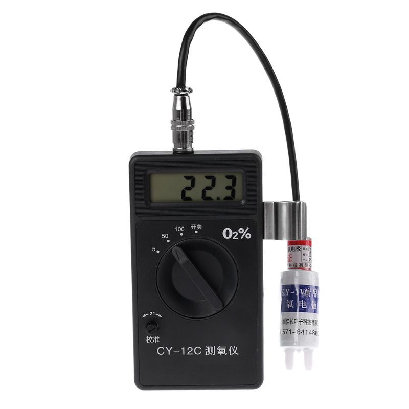 เครื่องตรวจจับออกซิเจน O2 ความแม่นยําสูง แบบพกพา CY-12C