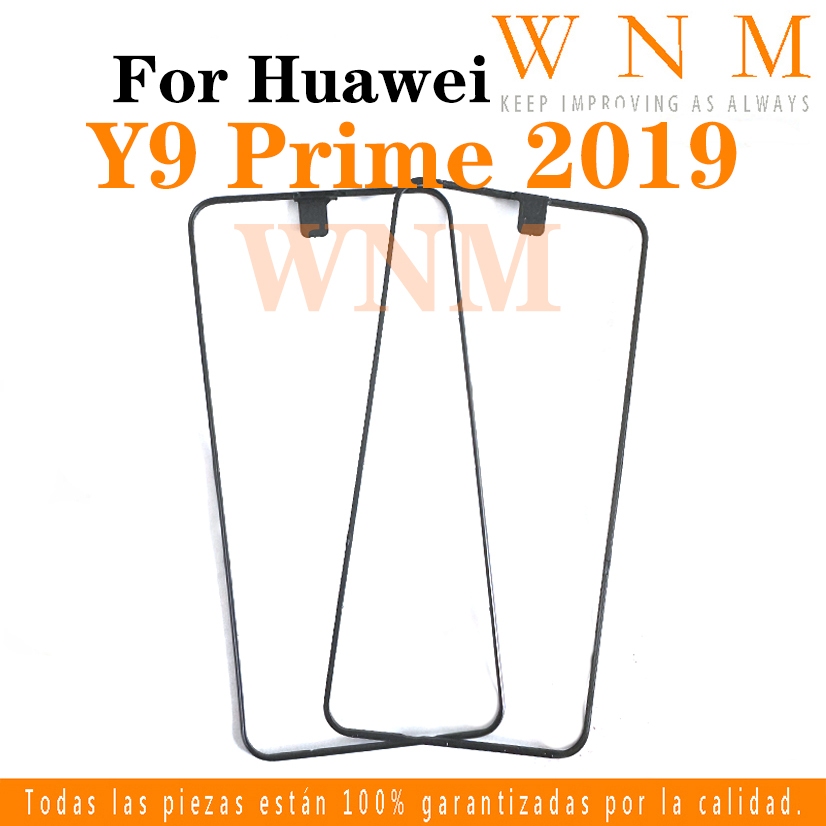 กรอบกลางแผ่นที่อยู่อาศัยด้านหน้า Bezel Faceplate LCD Supporting กรอบอะไหล่ซ่อมสําหรับ Huawei P สมาร์ท Z / Y9 Prime 2019