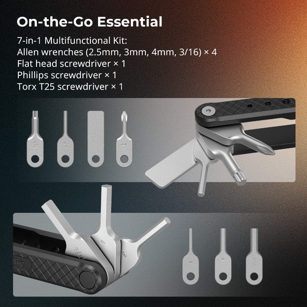 Smallrig Universal Folding Multi-Tool Kit (สีดํา) 4681