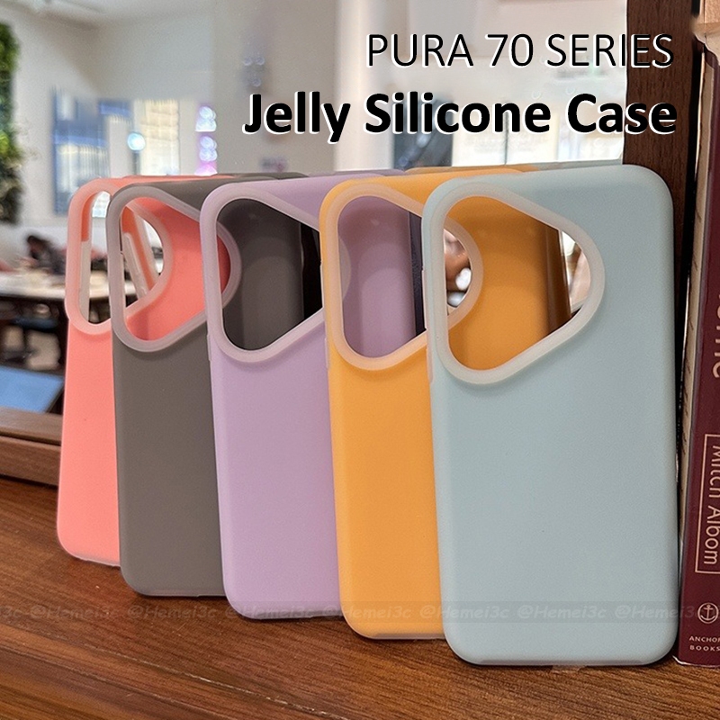สําหรับ Huawei Pura 70 Pro Ultra Plus Casing Liquid Silica Gel Hard Drop-resistant Phone Case Cover
